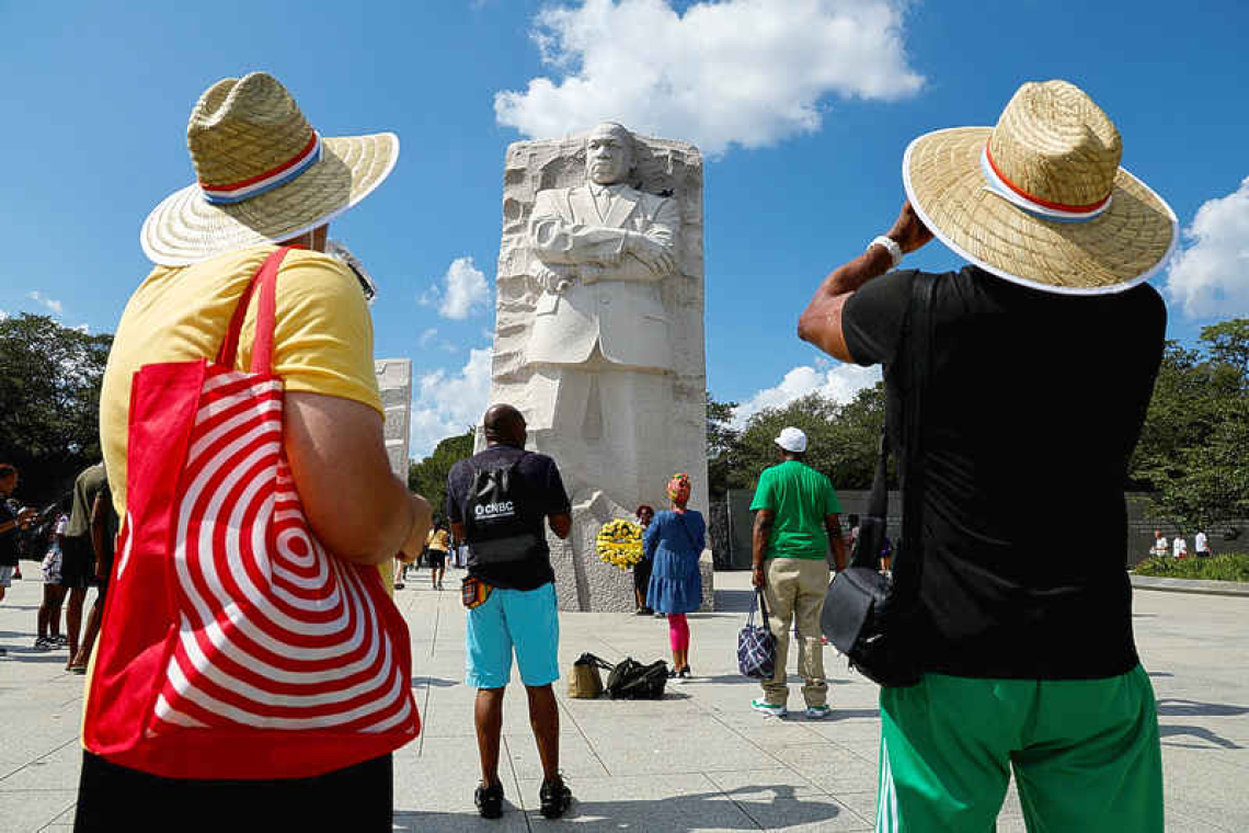 Sixty years after King's 'dream' speech, thousands gather for rally in Washington 