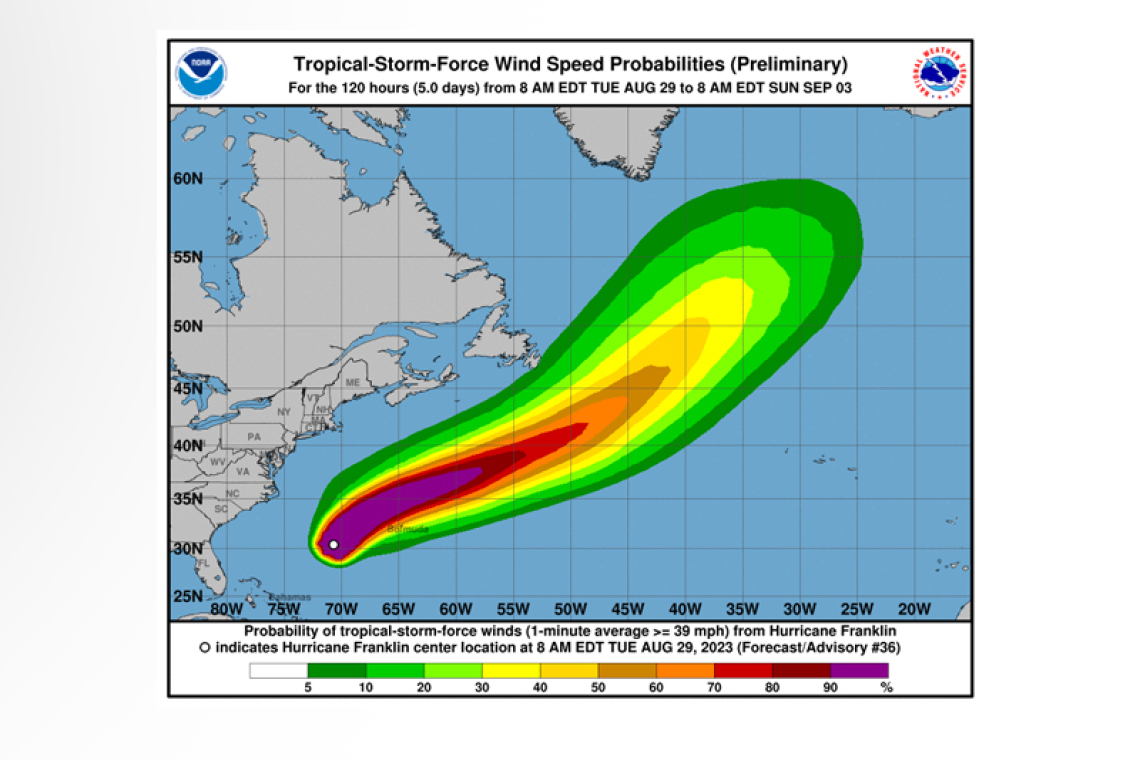 ...TROPICAL STORM WARNING ISSUED FOR BERMUDA...