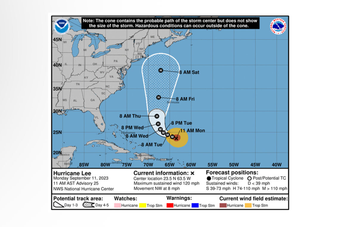 ...UPDATE: NOAA HURRICANE HUNTERS INDICATE THAT LEE REMAINS A MAJOR HURRICANE...