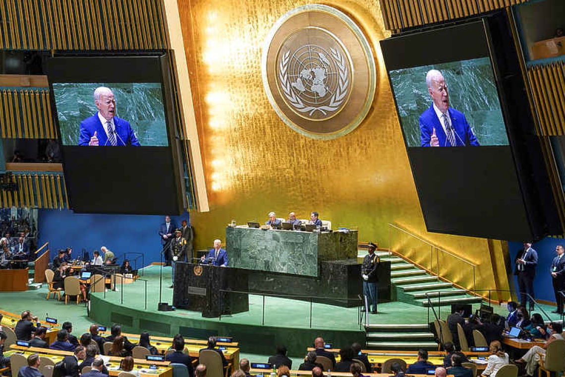 At UN General Assembly, Biden asks world to stand with Ukraine 