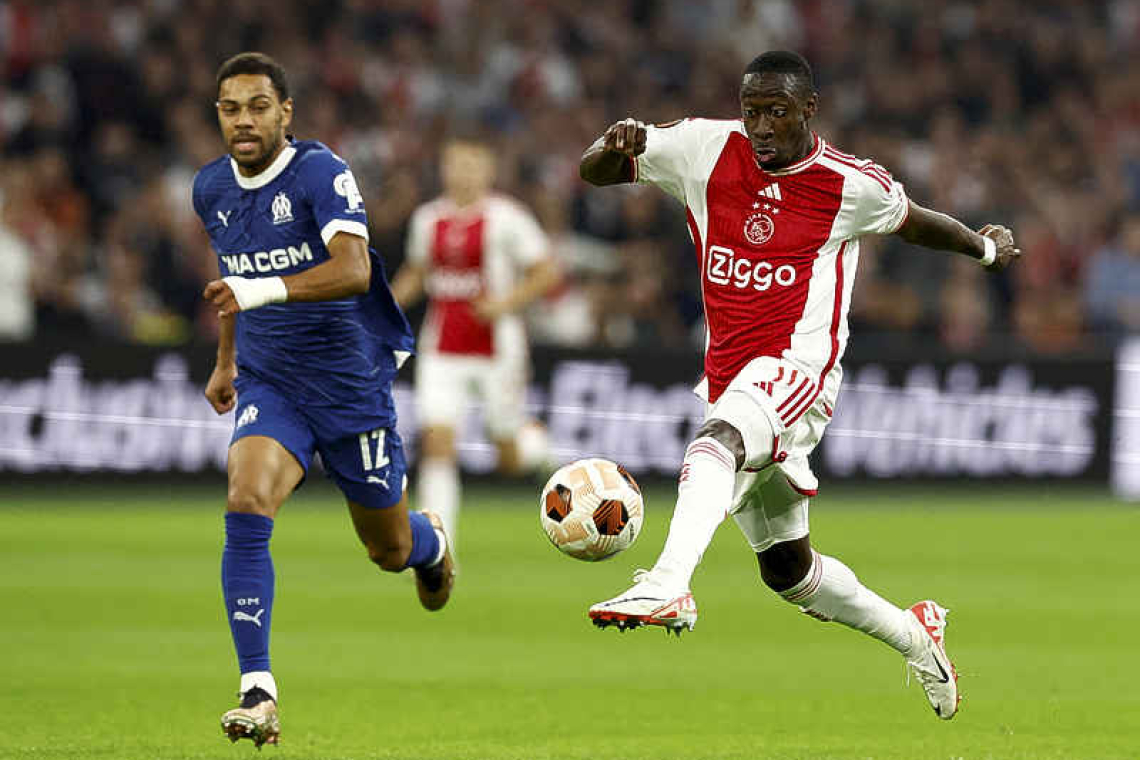 Ajax must settle for 3-3 draw against Marseille 