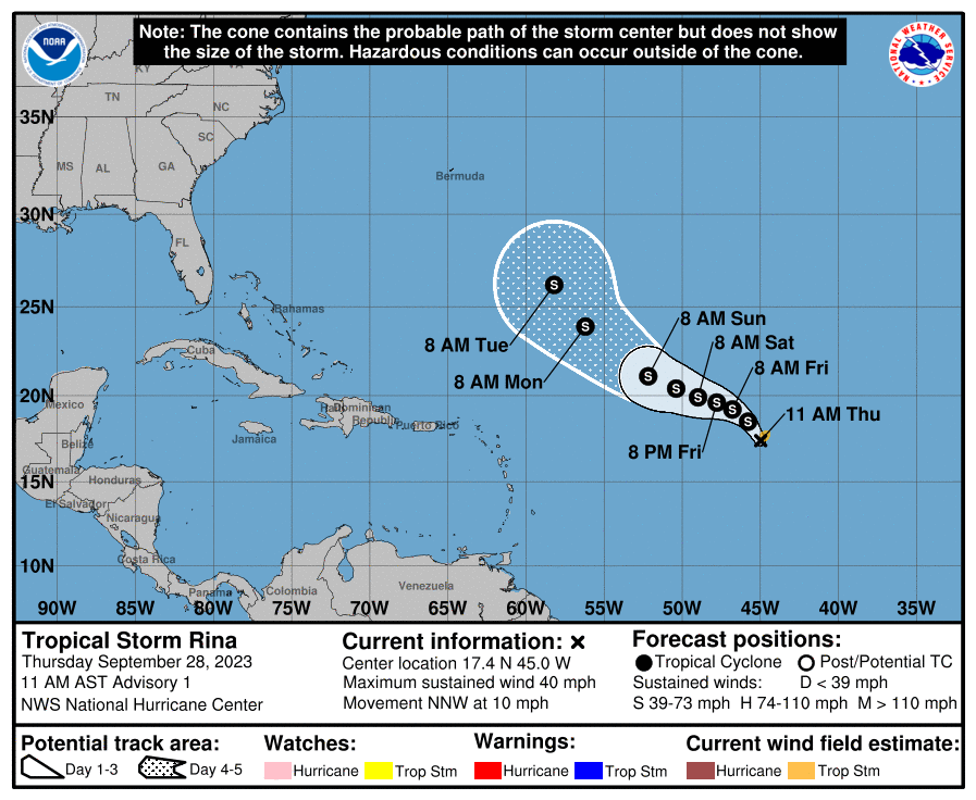 5day cone no line and windrina