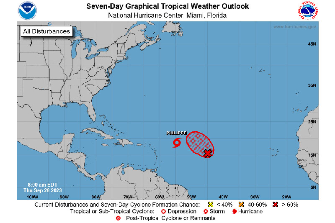 Tropical Weather Outlook 800 AM EDT Thu Sep 28 2023