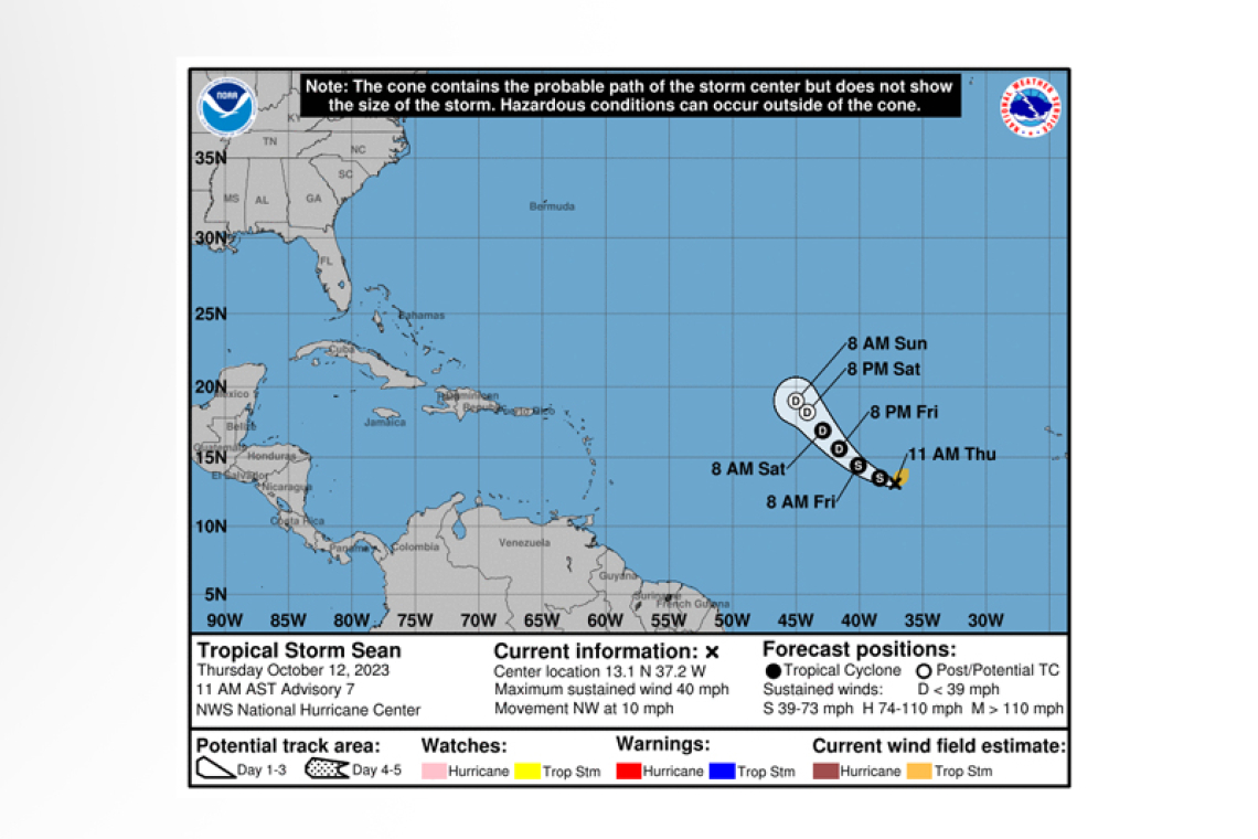 Tropical Storm Sean Advisory Number 7