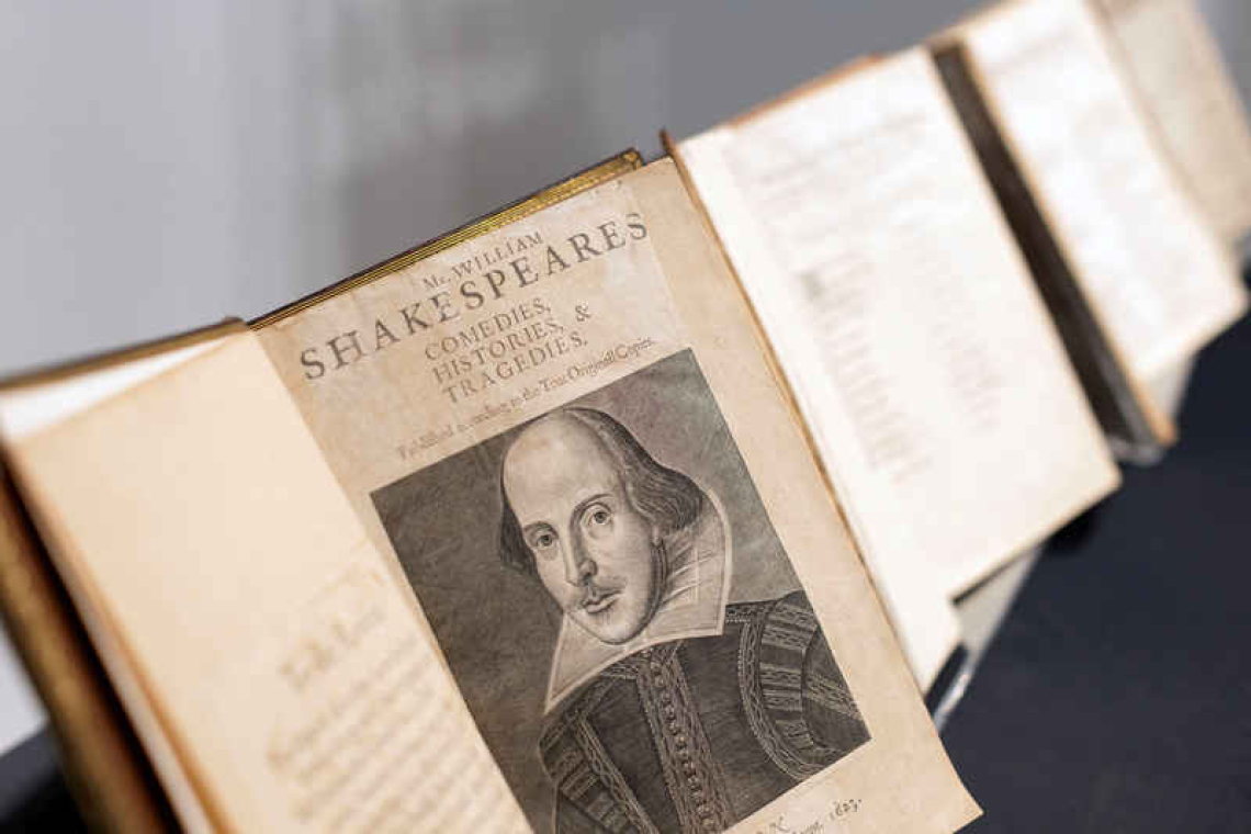 Shakespeare's portrait sent to edge of space to mark 400 years of 'First Folio'