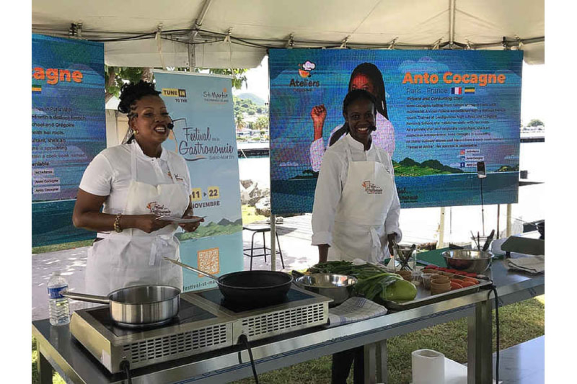 Festival’s cooking workshops  begin at Marina Fort Louis