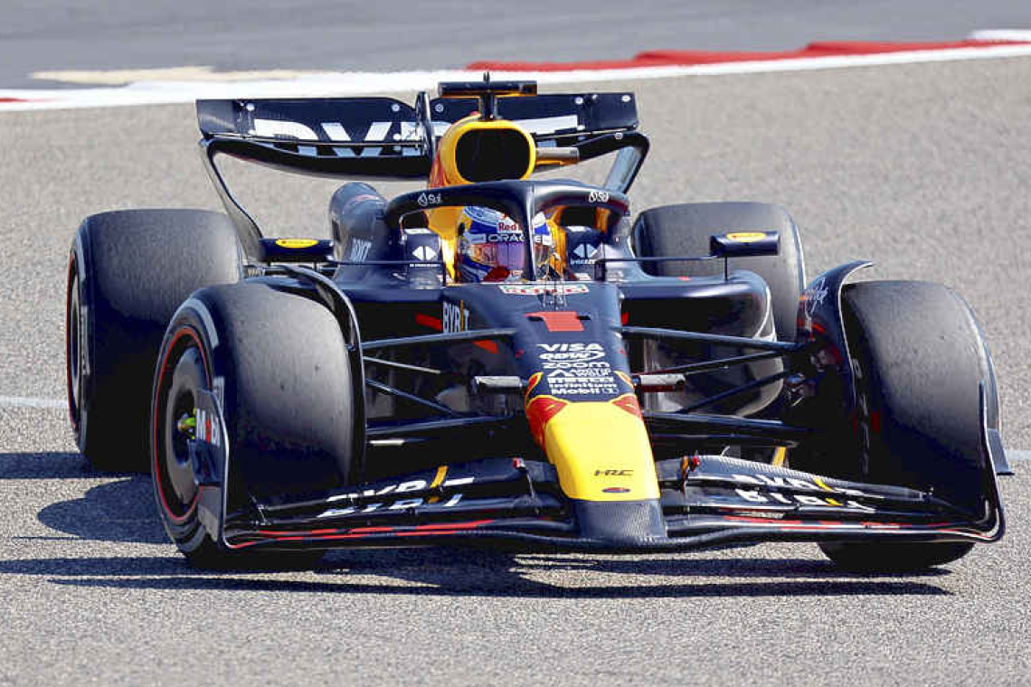 Verstappen sets ominous pace as F1 starts testing in Bahrain 