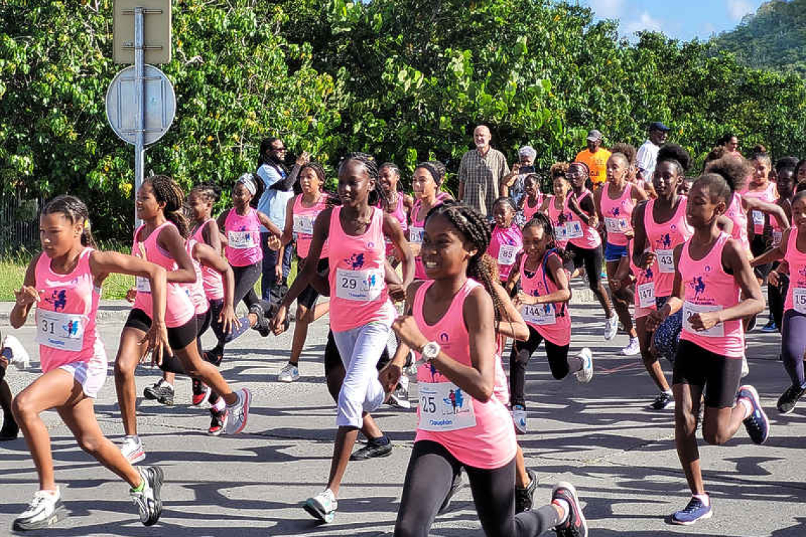 136 school girls take part in La Saint-Martinoise Girls race 