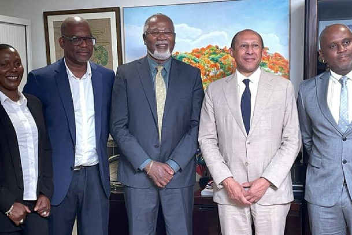 French Football Federation President visits St. Martin