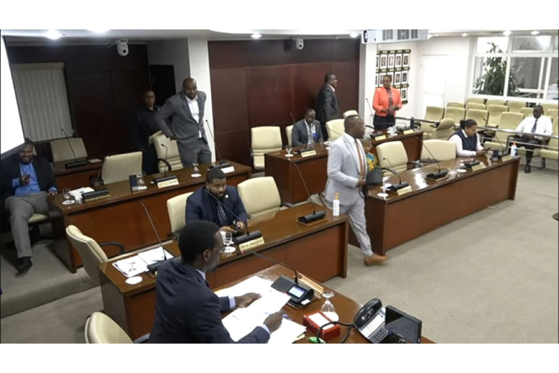 2nd attempt to admit MPs fails, NA and UP walk out after proposal to dissolve presidium denied