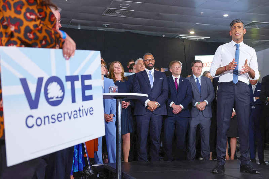 'Time to choose': Rishi Sunak calls UK national election for July 4 