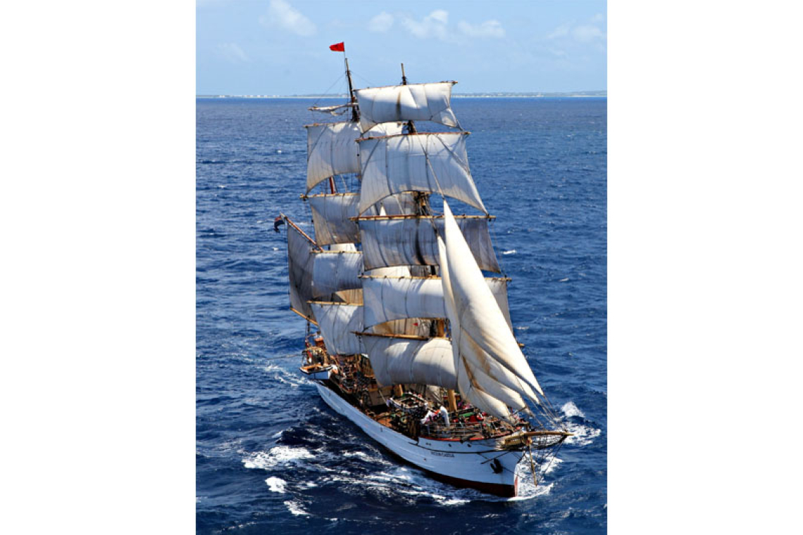 Tall ship ‘Picton Castle’ open to  public at Galisbay Port on Sun.