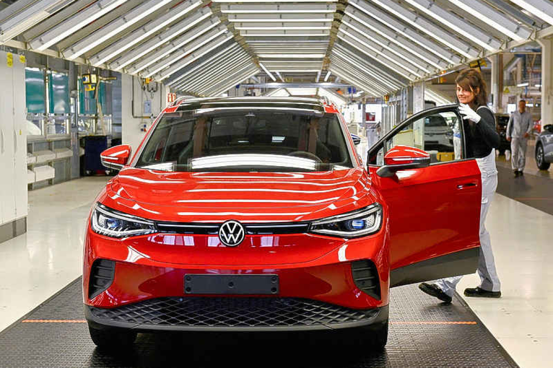 Volkswagen stock slips on cost, implications of Rivian JV 