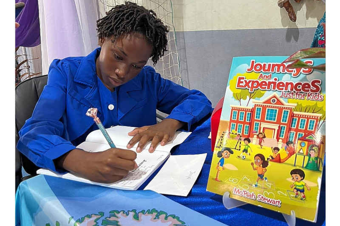 Young writer Mo’Riah Stewart publishes story book