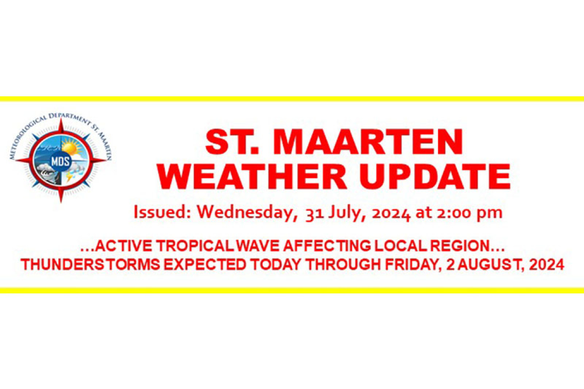 St. Maarten Weather Update