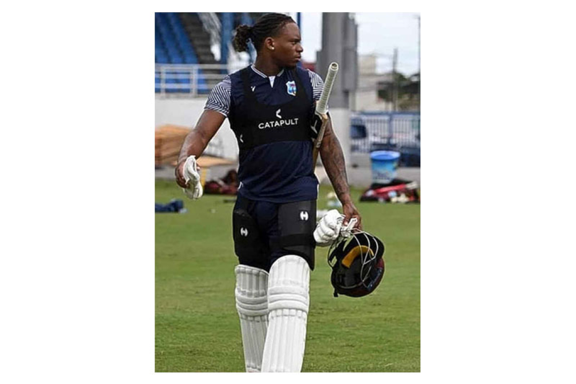 Carty becomes first St. Maarten cricketer on West Indies test team