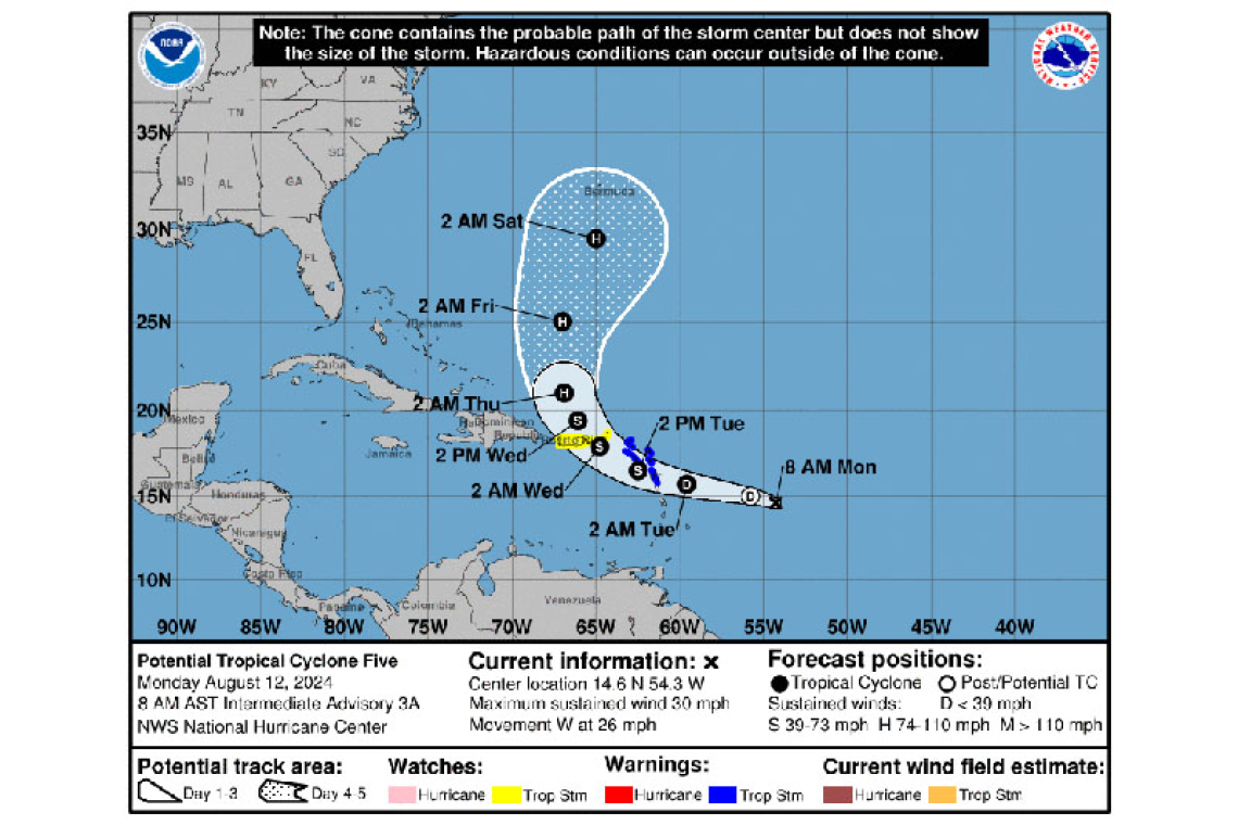 ..TROPICAL STORM WARNINGS ISSUED FOR PORTIONS OF THE LEEWARD ISLANDS...