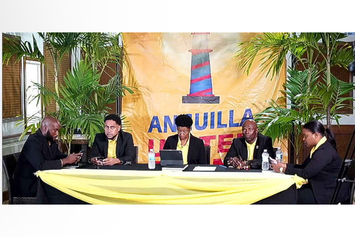 Anguilla United Front opposition  party presents GST Relief Plan