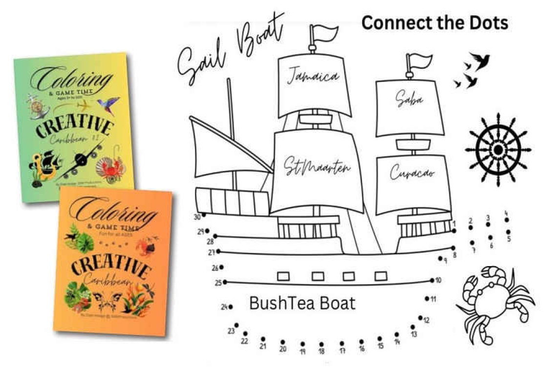 New Caribbean-themed colouring books