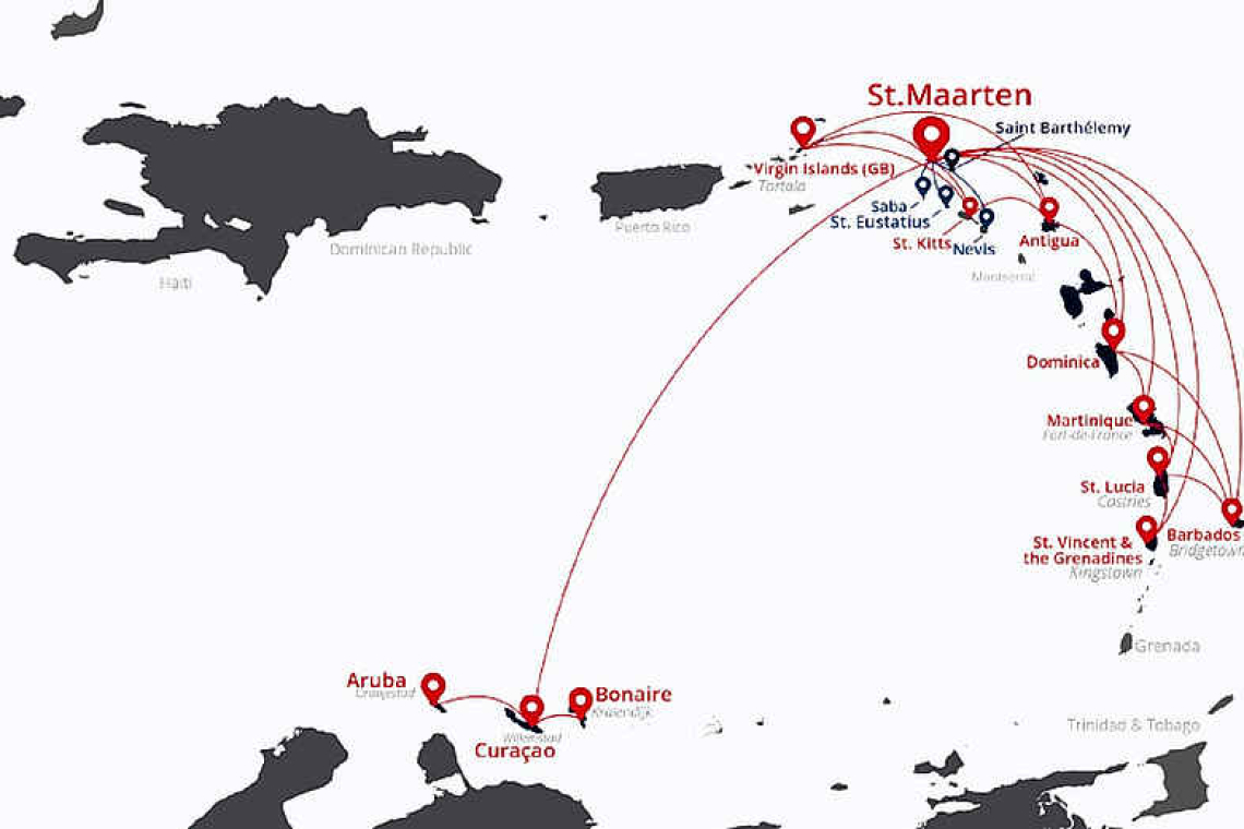 Winair unveils expanded schedule  offering new routes to Martinique