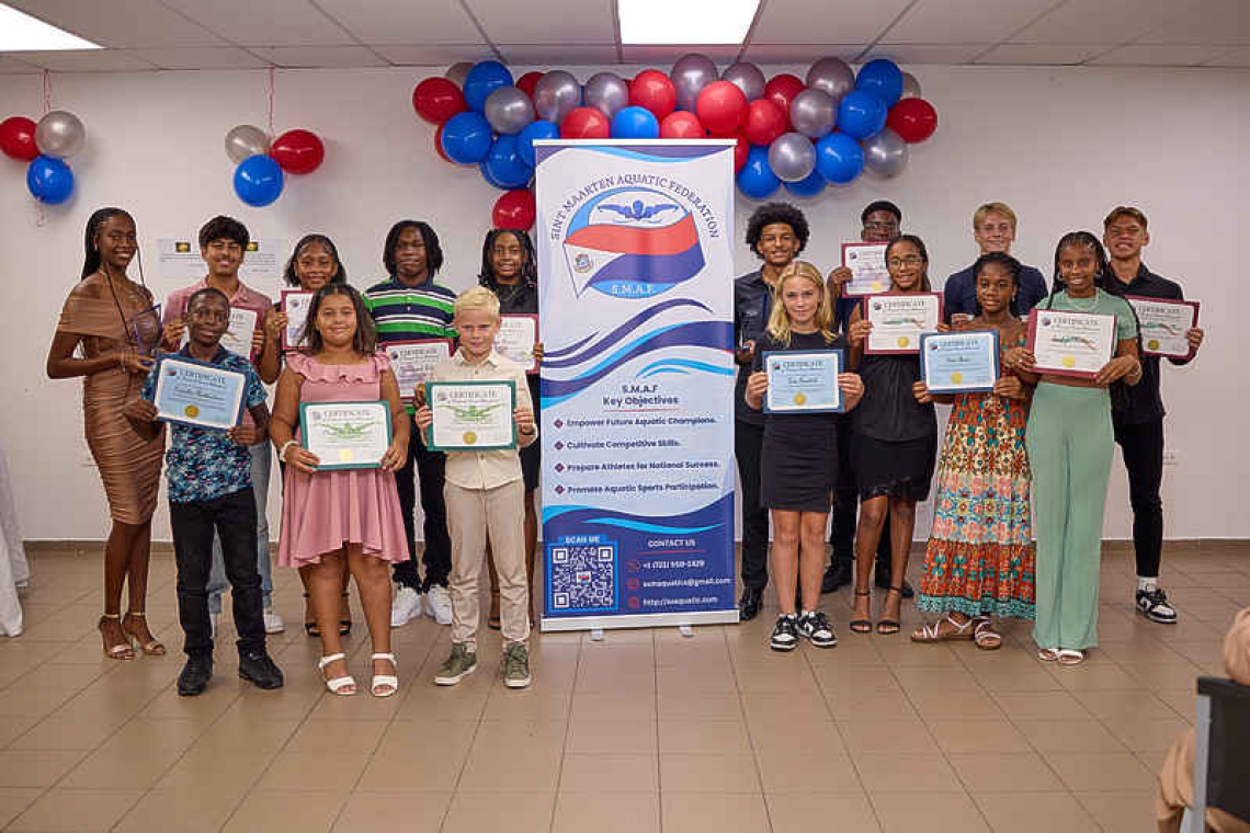 Aquatic Federation  hosts award ceremony