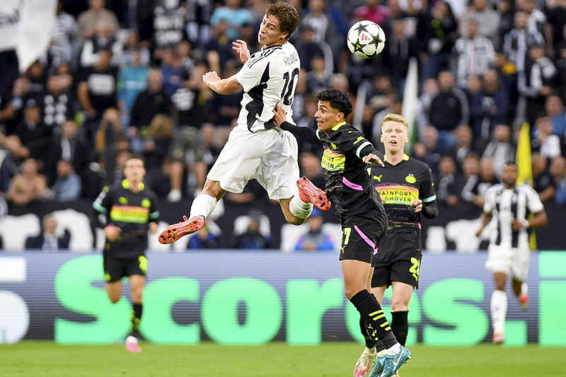 Juventus return to Champions League with win against PSV 