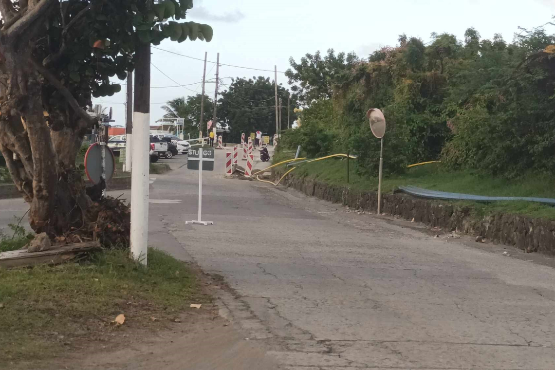 Road closed due to STUCO  pipe replacement project