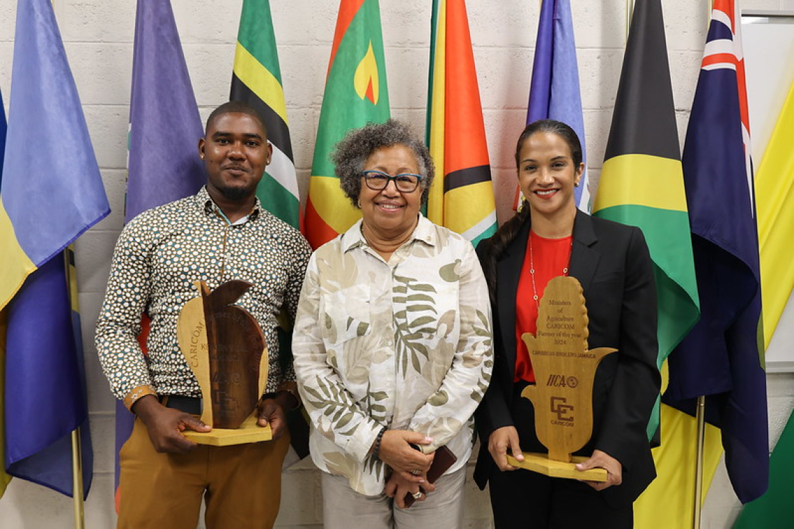 CARICOM gives awards to  innovative regional farmers 