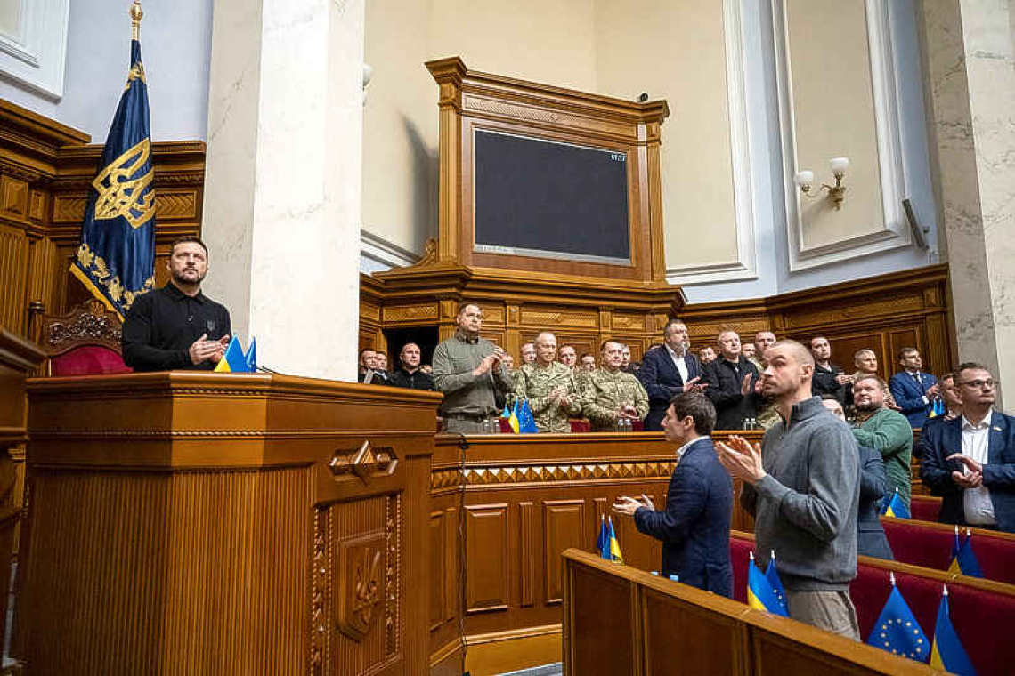 Zelenskiy sets out 'victory plan' in Ukraine parliament 