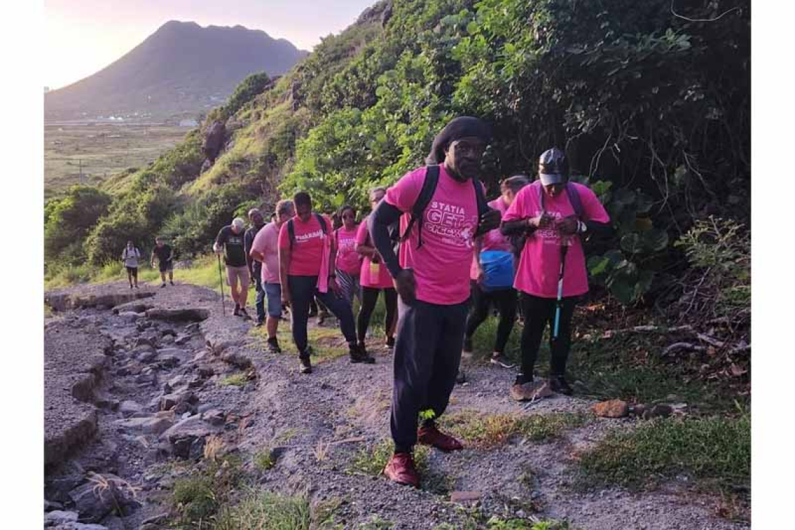 Pink hike held for Breast  Cancer Awareness Month