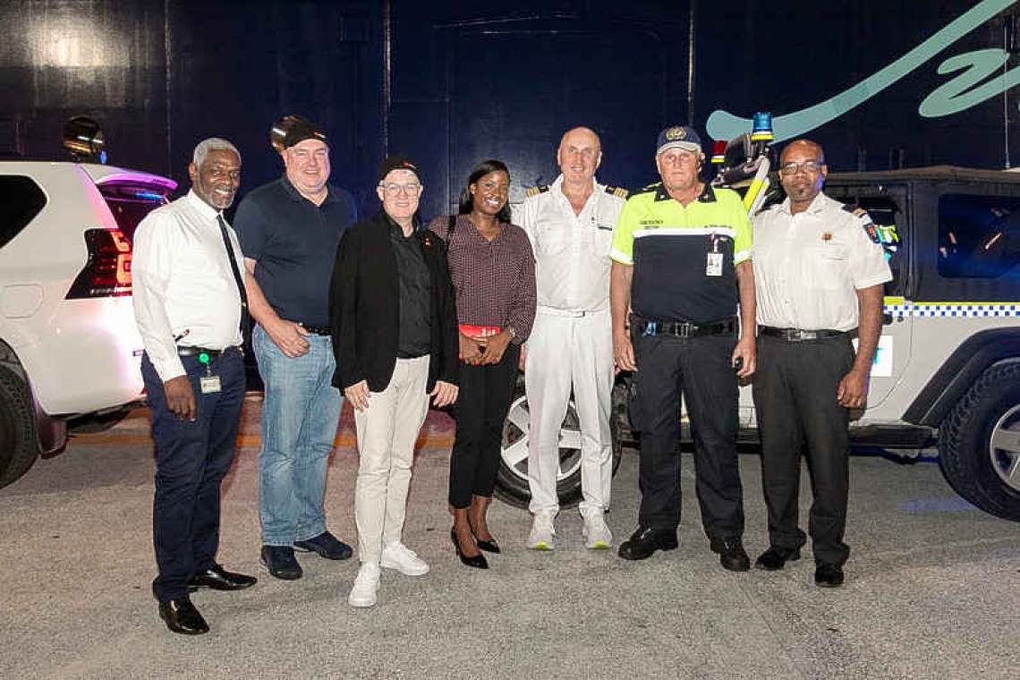 St. Maarten’s Emergency Medical Services  strengthens collaboration with cruise lines