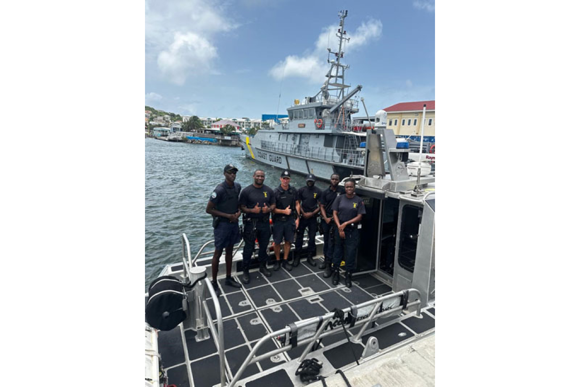 The Coast Guard and Gendarmerie are now operating coordinated patrol schedules.  