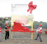 Groundbreaking for training  facilities of Fire Department