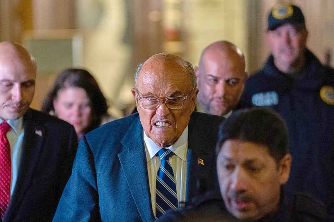 New York judge finds Giuliani in civil  contempt in 2020 election workers' case