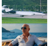 Jeff Bezos spotted in Federation,  landing in his private G700 jet