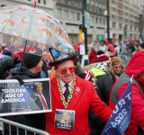 'We're back. I'm excited': Portraits of the crowd at Trump's inauguration