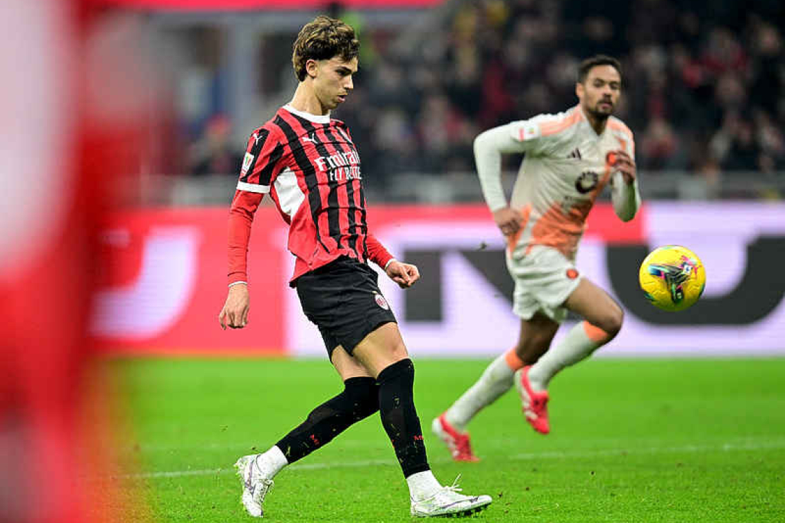 Abraham and Felix fire Milan past Roma and into Coppa semi-finals