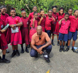 Pupils literally dig into  farming at Orange Hill