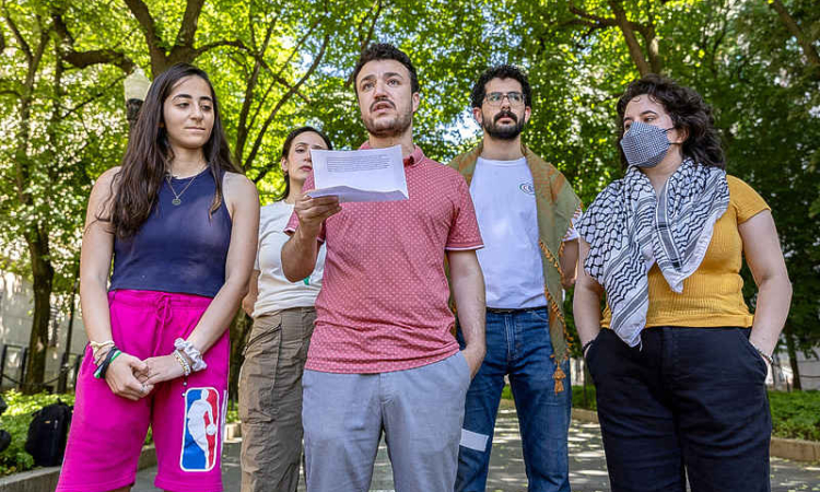 US immigration agents arrest Palestinian student protester at Columbia University