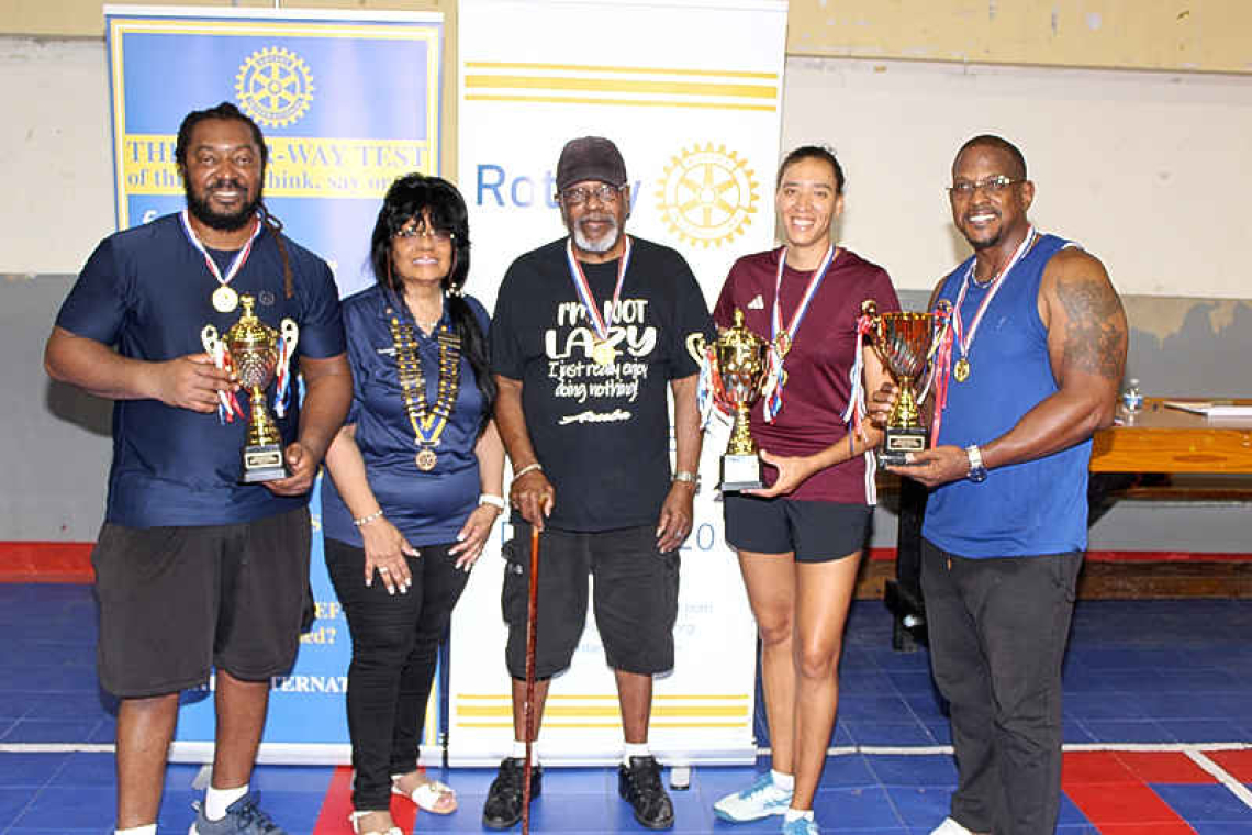 Felisha Aahster wins Rotary-Mid Isle & Coach  Radjouki Birthday Table Tennis Tournament